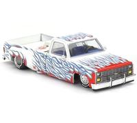 Chevrolet Silverado Dually on Fire V2 - KAIDO HOUSE Mini GT - Scala 1/64