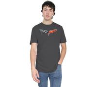 Chevrolet The Vette Medallion Unisex T Shirt, Charcoal, Medium