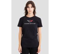 Chevrolet Women's Corvette Modern Emblem T-Shirt, Black | Size: 2XL Chevrolet Black 2XL