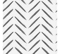 Holden Decor Wallpaper Chevron Brush Marks 13040 Black/White 10m x 53cm