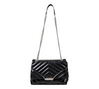 Chevron Quilted Messenger Bag - female - Armani Exchange - Shoulder Bags - Black - ONE SIZE - Bags ONE SIZE