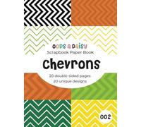 Chevron Scrapbook Paper: 20 double sided A5 sheets - patterned paper book for journaling, crafting, decoupage and papercrafts