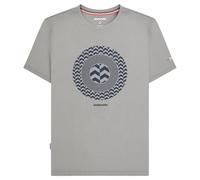 Chevron Target Big & Tall T-Shirt Lambretta Light Grey XXXL