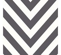 Holden Decor Make Believe Chevron Black White Wallpaper 12574
