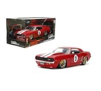 Jada Toys Fast & Furious 1:24 1969 Chevy Camaro Die-Cast Model Car, Detailed Exterior, Authentic Movie Replica, Collectible Toy - Ages 8+, Red
