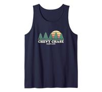 Chevy Chase MD Vintage Throwback Tee Retro 70s Design Tank Top