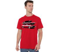 Chevy Chevrolet 65 Corvair Mona Spyda Coupe Unisex T Shirt, Red, 3XL