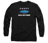 Chevy Chevrolet Well Be There Unisex Long Sleeve T Shirt, Black, XL