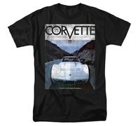 Chevy Corvette 75 Poster Unisex T Shirt, Black, M