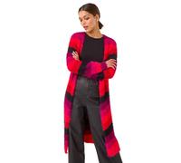 Chevy Eyelash Knit Cardigan Roman Red 10