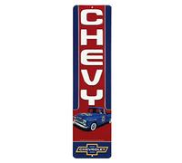 Chevy Truck Vertical Embossed Metal Sign
