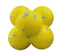 Chew Balls - Pop Horn Exercise Ball, Bouncing Toy for Small Medium Large Breeds Dogs, Interactive Toy, Engaging Chew Design, Entertain Dogs, Accessory