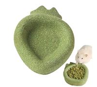 Chew Bowls for Rabbits | Teething Dish Edible Food Bowl,Small Animal Natural Pet Supplies, Food Container Bowl for Chinchilla, Gerbil, Ferret, Bunny