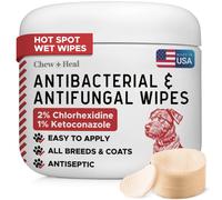 Chew + Heal Labs Dog Paw Wipes Antibacterial 100 Count - Antifungal Wi