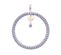 Chew Resistant Bird Cage Swing Hanging Rings Toy For Parrots Parakeets Exercise Social Interaction And Skill Development Bird Swing With Hook