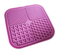 Chew Resistant Silicone Licking Mats Promotes Digestion In Dogs Cats Safe Materials Secures On Countertops Multifunctional Silicone Pet Food Tray