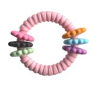 Chew Rings Chew Strong Rubber Ring Heavy Duty Tough Puppy Teether Duraable Training For Medium Breed Large Aggressive Chewers Outdoor Play (One Size)