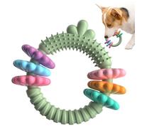 Chew Rings - Teething Rings | Rubber Chew | Heavy Duty Strong Tough Toy | Dog Teething For Puppies | Rubber Puppy Ring For Medium & Large Breed, Aggressive Chewers