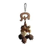 Chew Toy for Birds, Chew Toy for Woods, Suspended Toy, Wooden Cheese Toy Made of Wooden Pine, Funny Accessories for Home Bird Cage