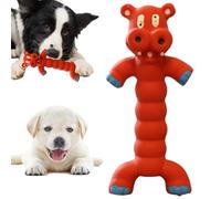 Chew Toy for Dogs - 19cm Stick Shaped Animal Durable Grunt Toy Latex Hollow Puppy Training Toy with Sound | Interactive Dog Fetch Toy for Small and Small