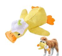 Chew Toy for Dogs - Chew Game with a Cute Plush Duck as Pet Toy, Teething Rings for Puppies in the Shape of a Duck, for Small Dogs for Indoor Bedroom Living Room Home Living Room