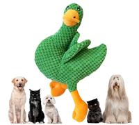 Chew Toy for Dogs - Interactive Duck Plush Cuddly Toy, Teething Toy for Teething Dogs with Squeaker - for Activity during Training and Playing at Home on the Go Daily Indoor and