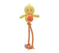 Chew Toy for Dogs, Rope Toy, Teeth Toy for Puppies, Interactive Teething Toy with Integrated Sound for Puppies, Wear-Resistant, Safe Squeaky Toy, Dog Plush Toy for Dogs