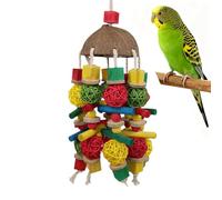 Chew Toy For Parrots, Safe for Pets and Bite Resistant - Wooden Bird Cage Toy for Macaws - For Macaws Sparrow Parakeets Conuros Cockatoos Nymph Pinz