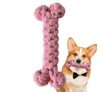 Chew Toy for Puppies, Bite Toy for Dogs, Bone Shape Cotton Pet Teething Toy, Teeth Cleaning Accessories for Pets, 15.5 cm / 6.1 Inches, Aggressive Chew Toy for Dogs