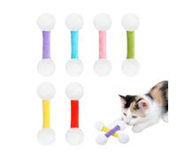 Chew Toys for Cats, Cotton Swab Cat Nip Toy, Bite Resistant Cat Swab Cat Nip Tether Outdoor Apartment House is an innovative system that promotes mental stimulation and provides each other
