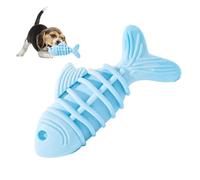 Chew Toys for Dogs,Fish-Shaped Dog Teething Toy | Interactive Chewing Toy Silicone Pet Supplies for Daily Home Indoor Outdoor Backyard Travel Boredom Interaction Shop