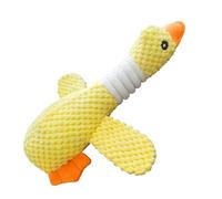 Chew Toys for Dogs - Interactive Teething Cute Squeaky - Duck Plush Doll Interactive Dog Toys,for Home Indoor All Breeds Chewing Boredom Relief Enrichment