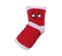 Chew Toys for Dogs - Soft and Cuddly Vocalizing Dog Socks for Puppies - Robust and Interactive Chewing Playthings (D, 7x13cm)