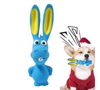 Chew Toys for Inside Dog- Latex Animal Squeaky Toys Hippo Chew Toys - Pet Supplies Soft Interactive Crinkle Dog Toys for Inside Dog & All Breeds