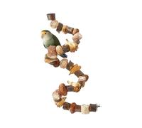Chew Toys for - Organic Wood Chew Toys, Interactive Parrot Play Enrichment Structure for Small Pets, Exercise Equipment with P