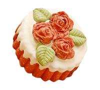 Chew Toys for Small Animals - Natural Cake Shaped Chews for Hamsters, Rabbits, Chinchillas and Guinea Pigs, Promotes Health and Fun Play | Edible Toy