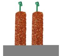 Chew Treats Toy - 5.51 Inches Grain Bird Snacks | 2 Pcs Bird Skewer | Chewing Snacks Training Food Rewards For Parakeet Cockatiel Canary Parrot Conure Myna