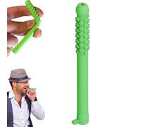 Chewable Breathers Stick with Essential Oil, for Aromatherapy on The Go Natural Focus&Clear Respiratory Function Chewable Puffer for Aid to Stop Smoking (Green)