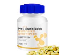 Chewable Dog Supplement Tablets - 180-Count Dog Overall Health Supplement Tablets | Skin Coat Shedding Control Health Products for Pet Puppy Kitten