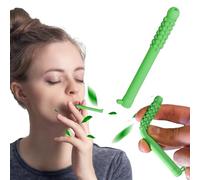 Chewable Essential Oil Breath Stick Essential Oil Breathertk Chewable Breathers Quit Vaping Natural Focusing for Aromatherapy on The Go Natural Focus&Clear Respiratory Function,Aid to Stop Smoking