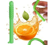 Chewable Essential Oil Breath Stick for Stress Relief & Focus | Reusable Silicone Chewable Breather & Stop Va-Ping Aids | Natural Aromatherapy for Study, Work & Mindfulness-Orange