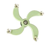 Chewable Foraging Game - 3D Printed Material, 14x14x4cm Parrot Toy Interactive Rotating Design | Chewable Mental Stimulation Interactive Bird Foraging Puzzle, Toy For Bird Cage, Indoor Play