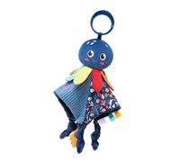 Chewable Friendly Baby Plush Toy Appease Towel with Visual Stimulation Teether Function for Emotional Security Sea Animal Baby Soothing Towel