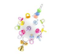 Chewable Parrot Activity Ball Cage Hanging Chew Toy for Various Size Bird Curiosity Development Birds Training Accessory Parrot Chew Toy for Boredom Relief