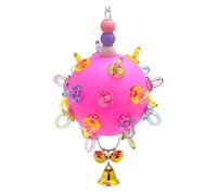 Chewable Parrot Activity Ball Cage Hanging Chew Toy For Various Size Bird Curiosity Development Birds Training Accessory Bird Entertainment Toy
