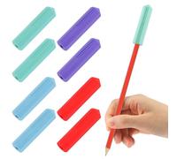 Chewable Pencil Topper, Sensory Chew Pencil Topper for Autistic Chewers, ADHD, SPD, Oral Motor Stimulation, 8 Packs