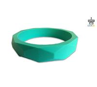ChewAid Chew Bangle Bracelet Training and Development Fidget Toy Chew Necklace for T,Sensory,Oral Motor, Anxiety, Autism, ADHD (turquoise)