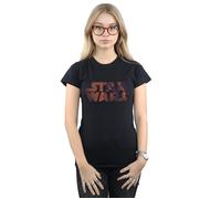 Chewbacca Logo Cotton T-Shirt Star Wars Black XL