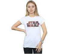 Chewbacca Logo Cotton T-Shirt Star Wars White S