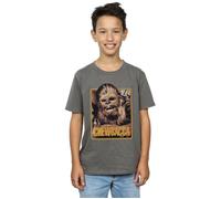 Star Wars Boys Chewbacca Scream T-Shirt 7-8 Years Charcoal